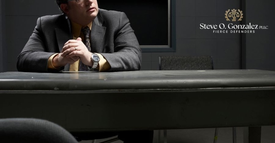 man bring interrogated